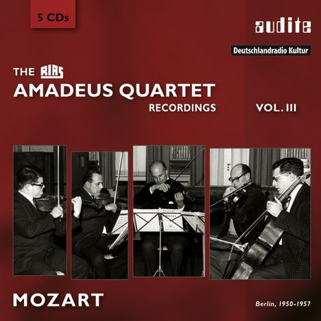 Amadeus Quartett - RIAS Recordings Vol.3, 5 CDs