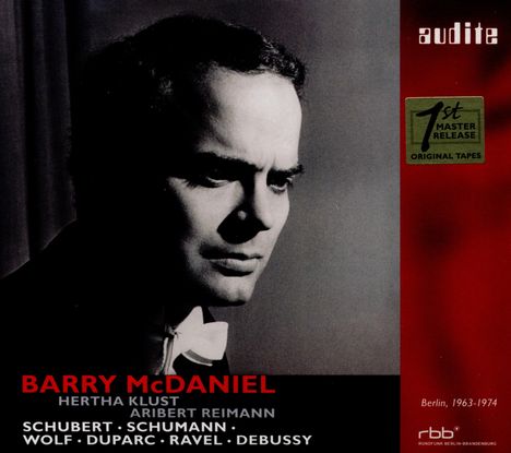 Barry McDaniel - SFB-Aufnahmen Berlin 1963-1974, 2 CDs