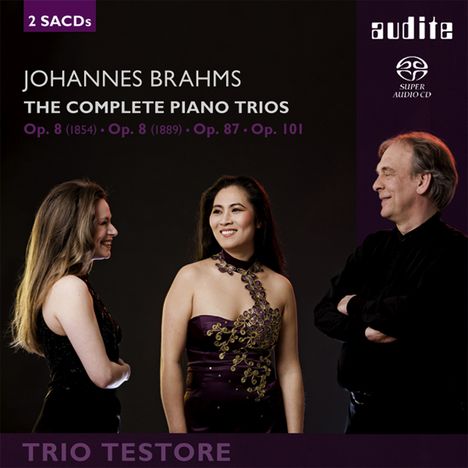 Johannes Brahms (1833-1897): Klaviertrios Nr.1-3, 2 Super Audio CDs