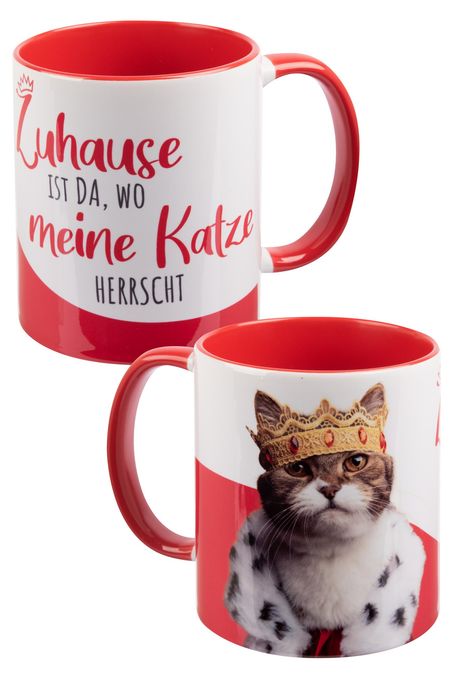 Tasse: Katze - Zuhause, Diverse