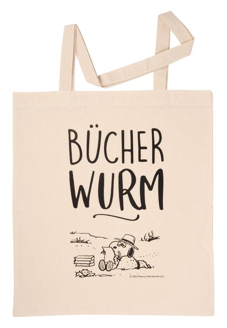 bag shopping - natural - Bücherwurm, Diverse