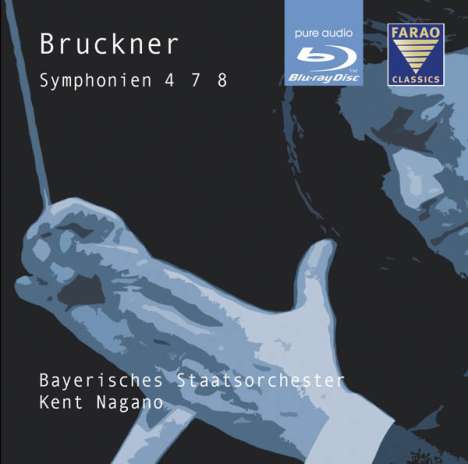 Anton Bruckner (1824-1896): Symphonien Nr.4,7,8, Blu-ray Audio