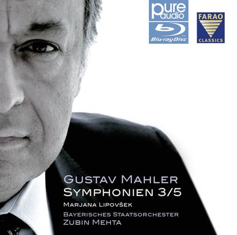 Gustav Mahler (1860-1911): Symphonien Nr.3 &amp; 5, Blu-ray Audio