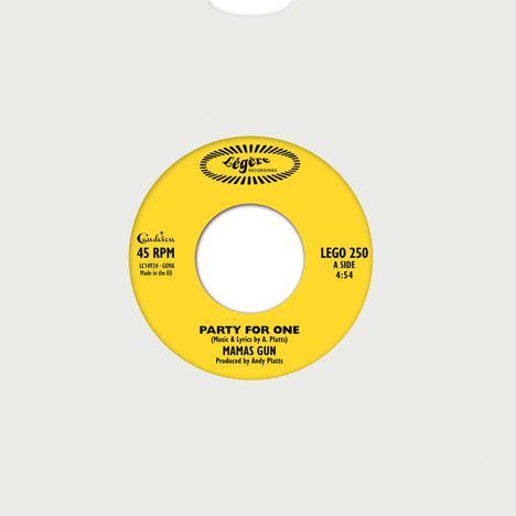 Mamas Gun (Soul): Party For One / Looking For Moses (Limited Edition), Single 7"