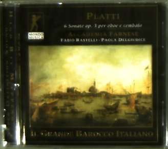Giovanni Benedetto Platti (1697-1763): Oboensonaten op.3 Nr.1-6, CD