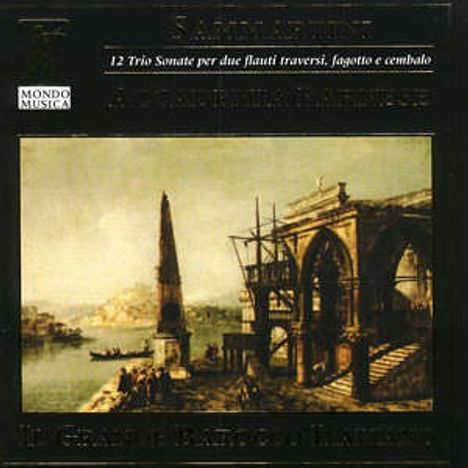 Giuseppe Sammartini (1695-1750): 12 Triosonaten f.2 Flöten,Fagott,Cembalo, 2 CDs