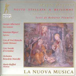 Mario Ruffini (geb. 1955): Notte Stellata a Betlemme, CD