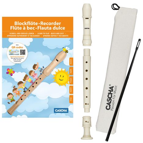 Recorder Set - German fingering (incl. German Method), Diverse