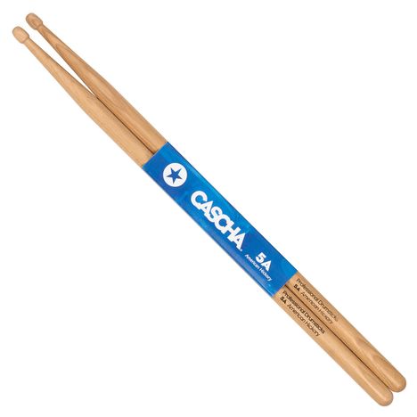 Drumsticks 5A American Hickory, 1 Pair, Diverse