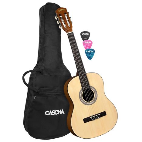 Student Series Classical Guitar 3/4 (incl. padded bag, 3 picks), Diverse