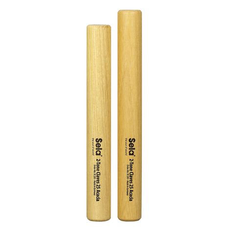 2-Tone Claves 25 Acacia, Diverse