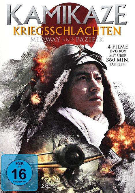 Kamikaze Kriegsschlachten - Midway und Pazifik (4 Filme auf 2 DVDs), 2 DVDs