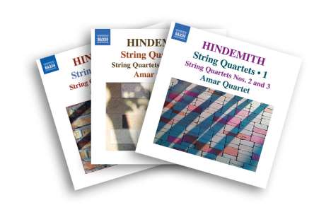 Paul Hindemith (1895-1963): Streichquartette Nr.1-7 (Komplett-Set exklusiv für jpc), 3 CDs