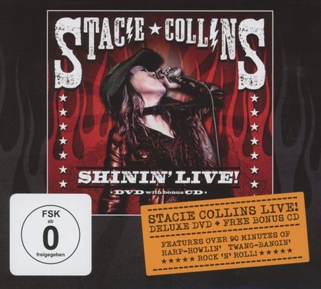 Stacie Collins: Shinin' Live! (Deluxe Edition), 1 CD und 1 DVD