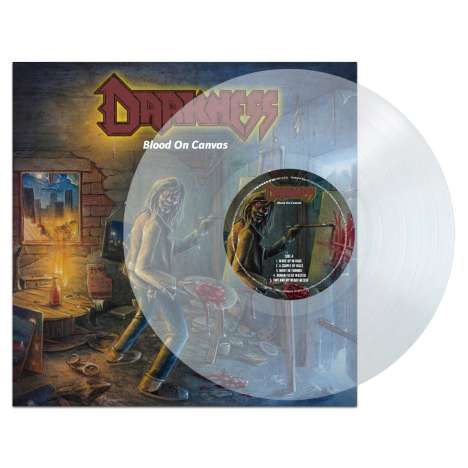 Darkness (Germany/Thrash Metal): Blood On Canvas (Limited Edition) (Clear Vinyl), LP