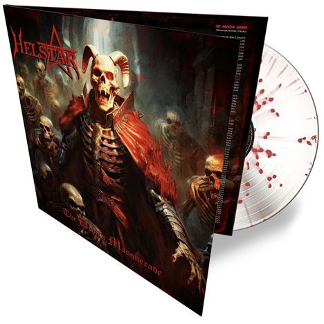 Helstar: The Devil's Masquerade(Ltd Gtf Clear/Red Splatter), LP