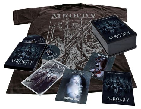 Atrocity: Okkult II (Limited-Edition-Box), 2 CDs und 1 T-Shirt