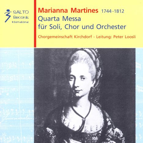 Marianna Martines (1744-1812): Quarta Messa für Soli,Chor & Orchester, CD