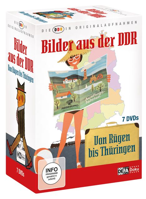 Die DDR in Originalaufnahmen: Bilder aus der DDR, 7 DVDs