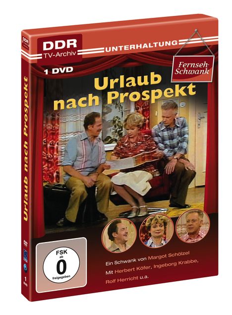 Urlaub nach Prospekt, DVD