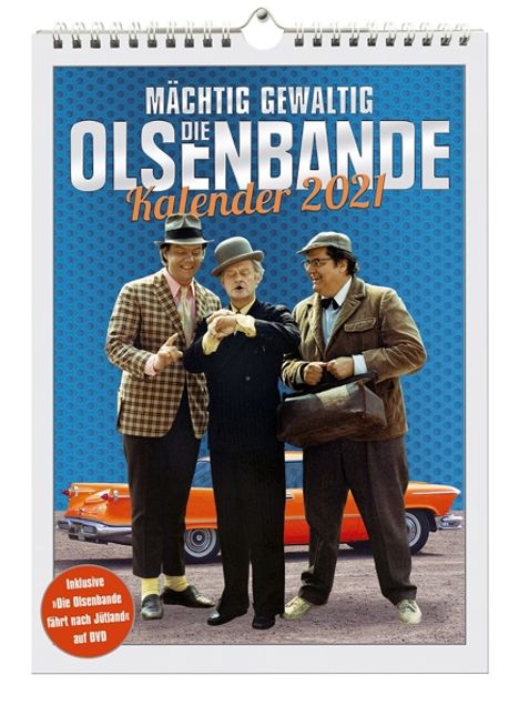 Die Olsenbande-Kalender 2021 (Inklusive DVD), 1 Merchandise und 1 DVD