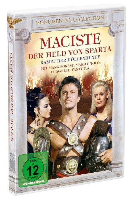 Maciste - Held von Sparta, DVD