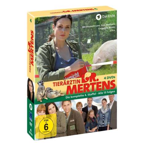 Tierärztin Dr. Mertens Staffel 4, 4 DVDs