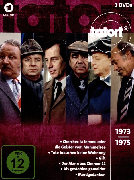 Tatort - 70er Box 2 (1973-1975), 3 DVDs