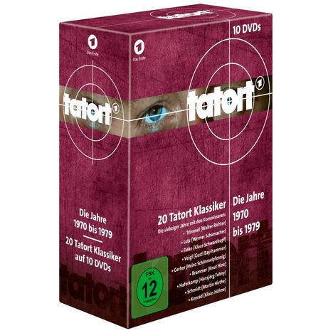 Tatort - 70er Komplett-Box (1970-1979), 10 DVDs