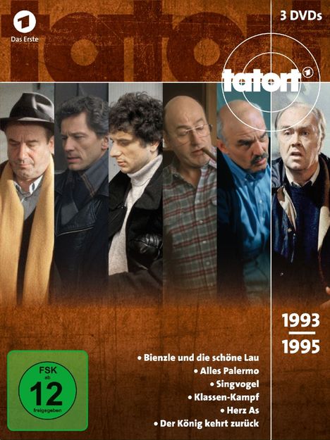 Tatort - Klassiker 90er Box 2 (1993-1995), 3 DVDs