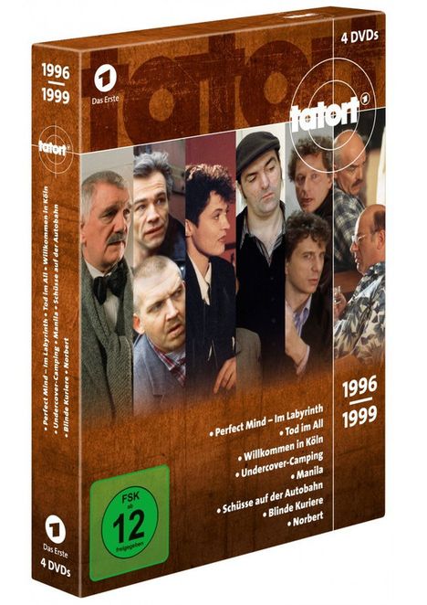Tatort - Klassiker 90er Box 3 (1996-1999), 4 DVDs