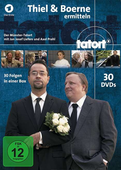 Tatort Münster - Thiel und Boerne ermitteln Fall 1-30, 30 DVDs