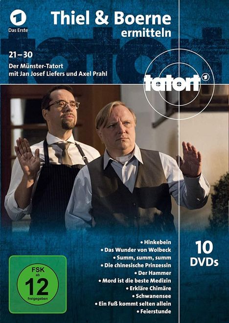 Tatort Münster - Thiel und Boerne ermitteln Fall 21-30, 10 DVDs