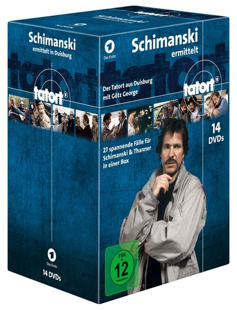 Tatort Duisburg - Schimanski ermittelt, 14 DVDs