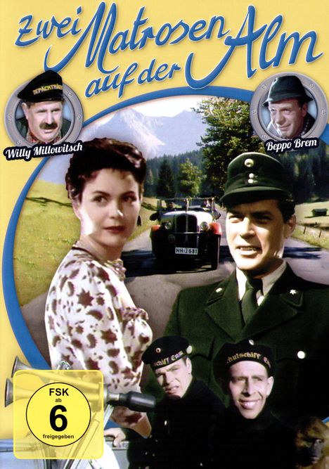 Zwei Matrosen auf der Alm, DVD