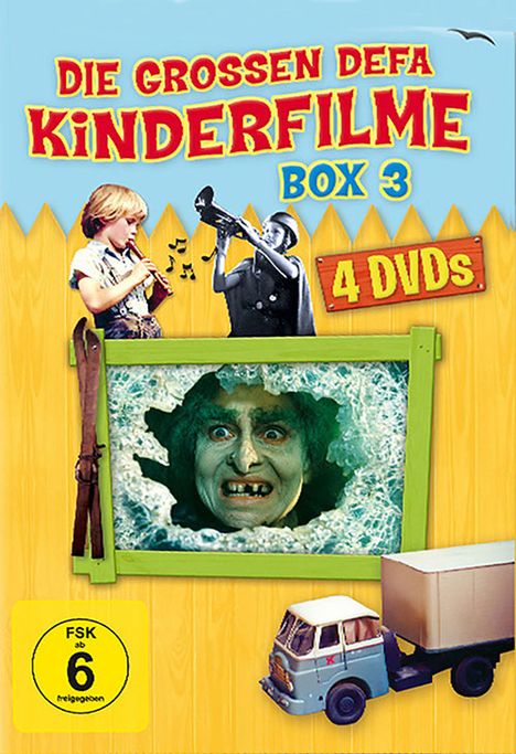 Die grossen DEFA Kinderfilme Box 3, 4 DVDs