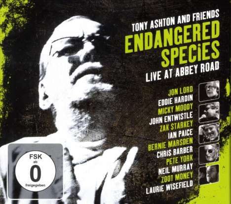 Tony Ashton: Endangered Species: Live At Abbey Road 2000 (2CD + DVD), 2 CDs und 1 DVD