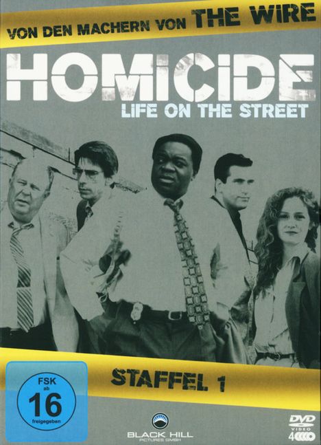 Homicide Staffel 1, 4 DVDs