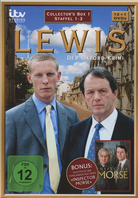Lewis: Der Oxford Krimi Staffel 1-3, 13 DVDs