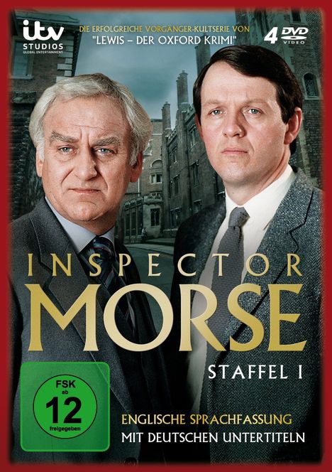 Inspector Morse Season 1 (OmU), 4 DVDs