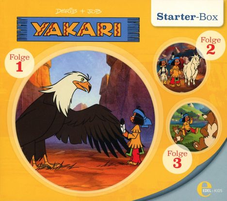 Yakari - Starter-Box 1, 3 CDs