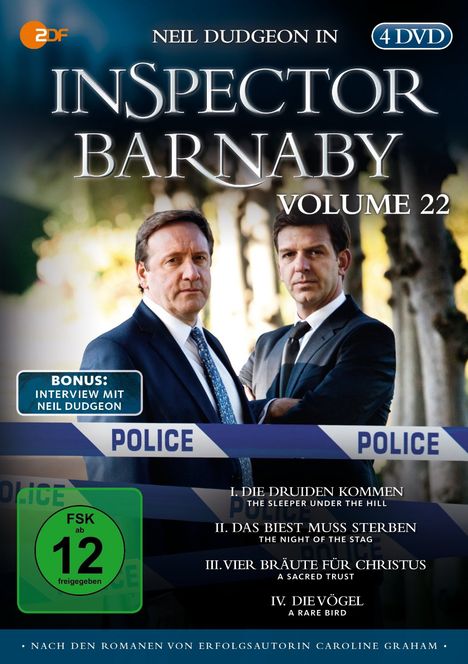 Inspector Barnaby Vol. 22, 4 DVDs