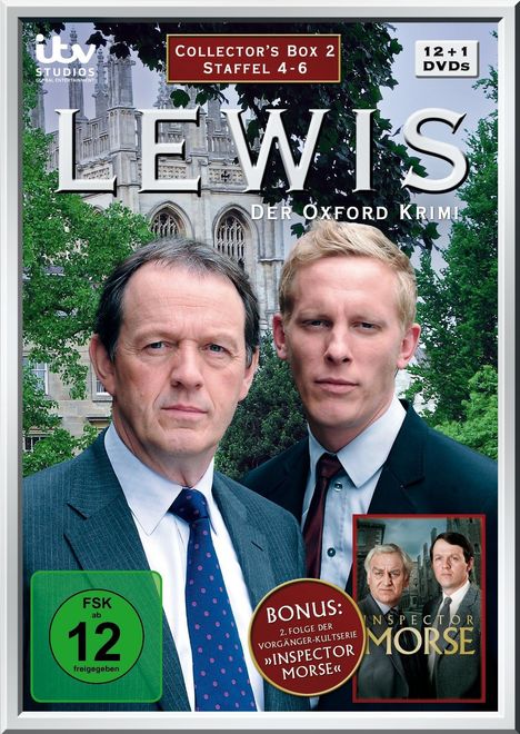 Lewis: Der Oxford Krimi Staffel 4-6, 13 DVDs