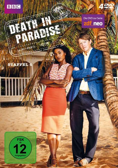 Death in Paradise Staffel 4, 4 DVDs