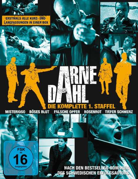 Arne Dahl Staffel 1 (Blu-ray), 10 Blu-ray Discs