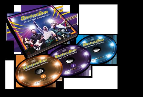 Status Quo: The Last Night Of The Electrics (Limited Edition), 2 CDs und 1 Blu-ray Disc