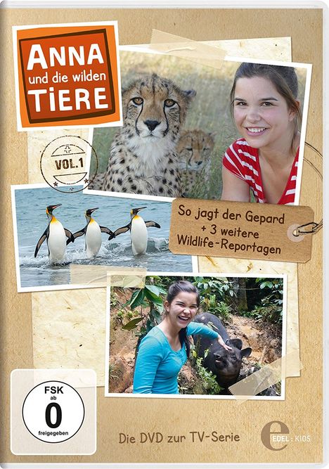 Anna und die wilden Tiere Vol. 1: So jagt der Gepard, DVD
