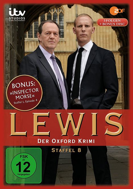 Lewis: Der Oxford Krimi Staffel 8, 4 DVDs