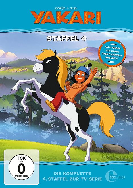 Yakari Staffel 4, 2 DVDs