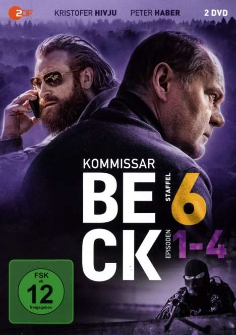 Kommissar Beck Staffel 6 Episode 1-4, 2 DVDs